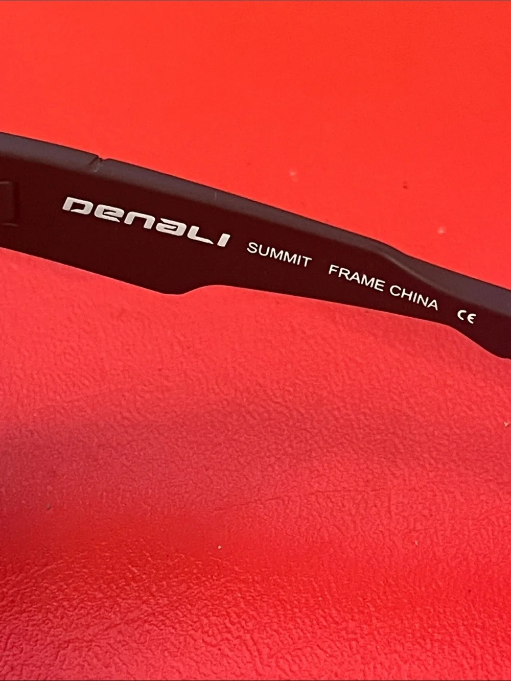 Denali SUMMIT Sunglasses Sporty Black with Light Blue Temples 58-18-135